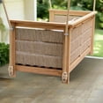 thumbnail image 3 of Cambridge Casual Salinas Teak Wicker Porch Swing, 3 of 9