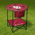 thumbnail image 2 of Logo Brands Oklahoma Sooners 27.6in Round Tailgate Table, 2 of 5