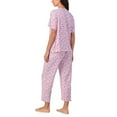 thumbnail image 4 of Character Women's Short Sleeve and Pant Pajama Set, 4 of 7