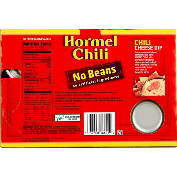 BMチ15小粒○●まぁページ○● Hormel Chili No Beans 15 oz., 6pk. - Samsclub.com