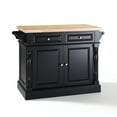 thumbnail image 7 of Crosley Furniture Oxford Butcher Block Kitchen Island with Microwave Stand, Storage Shelves, and Drawers, 7 of 11