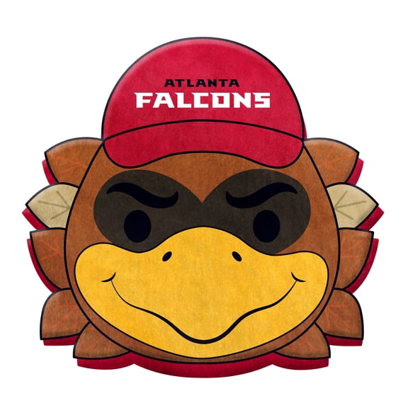 Logo Brands Atlanta Falcons Puff Pillow
