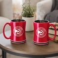 thumbnail image 5 of Logo Brands Atlanta Hawks 14oz Relief Mug Set, 5 of 5