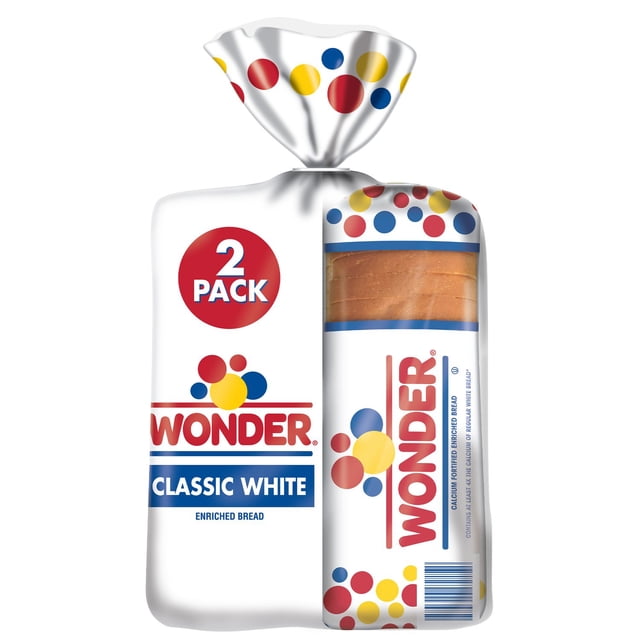Wonder Classic White Bread 20 oz., 2 pk.