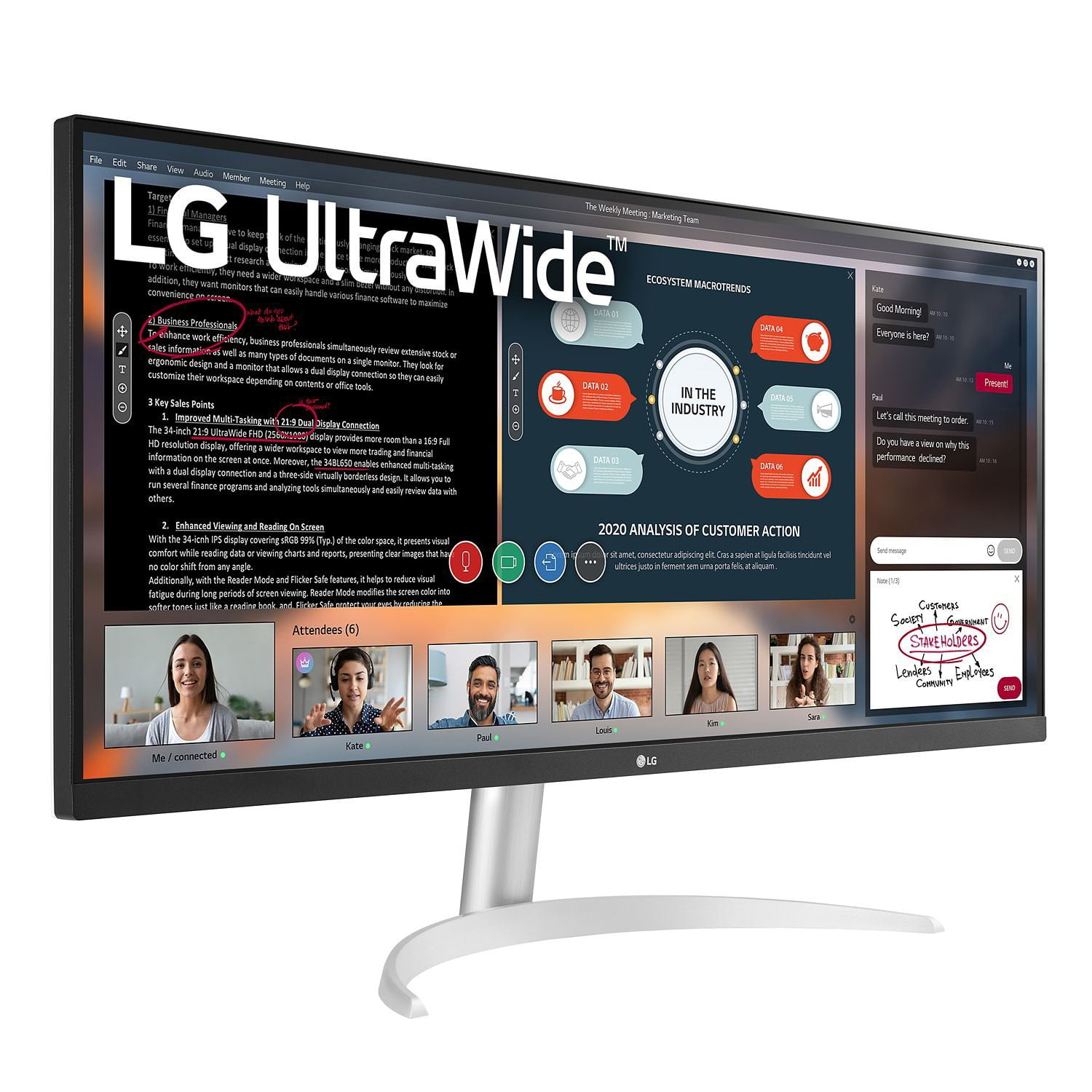 【LG34インチワイドモニター】ほぼ新品37cm/34 IPS HDR LG34インチワイドモニター】ほぼ新品37cm/34 IPS HDR