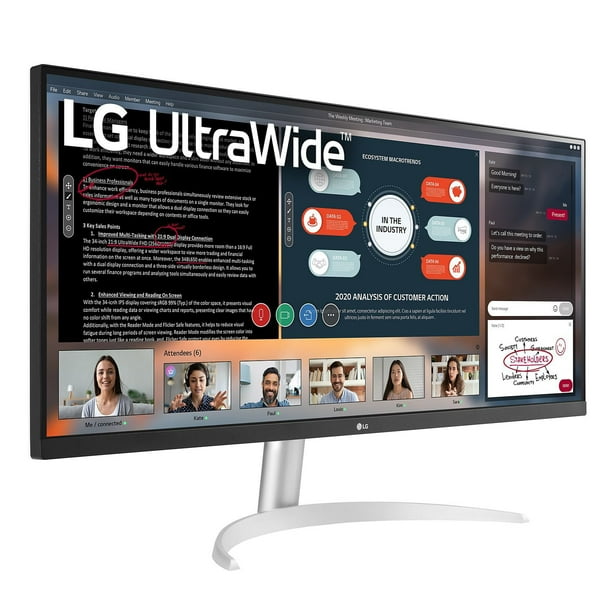 【LG34インチワイドモニター】ほぼ新品37cm/34 IPS HDR LG 34