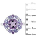 thumbnail image 3 of Amethyst and Tanzanite Cocktail Ring in Sterling Silver, 3 of 5