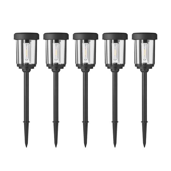 Member's Mark LED Solar Path Lights, 25 Lumens, 5-Pack