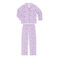 thumbnail image 9 of DreamMark Women's 2-Piece Holiday Notch Collar Pajama Set, 9 of 12
