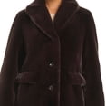 thumbnail image 3 of Vince Camuto Womens Faux Fur Coat, 3 of 4