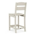 thumbnail image 3 of POLYWOOD Gulf Shores Farmhouse Trestle Counter Side Chair Set, 9pc, 3 of 8