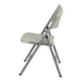 thumbnail image 7 of Hampden Furnishings Baldwin Collection 48" Blow Molded Plastic Round Folding Table with 4 Resin Folding Chairs, 7 of 9