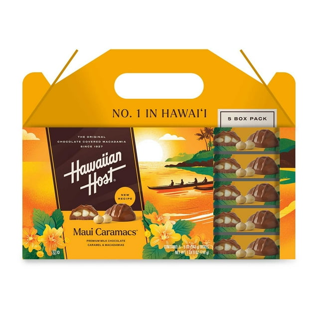 Hawaiian Host Maui Caramacs, 5 oz., 5 pk.