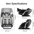 thumbnail image 18 of Lifesmart 4D Zero Gravity Massage Chair with Bluetooth Speakers, 18 of 21