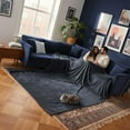 thumbnail image 4 of Oversized Cozy Night Cloud Throw Blanket, 110" x 132", 4 of 6