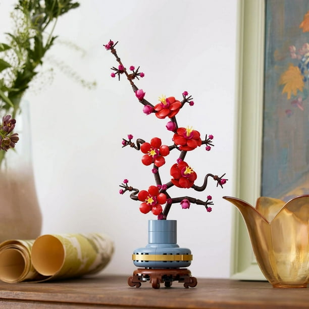 LEGO Botanicals Plum Blossom Flower Décor Display Set, 327 pcs