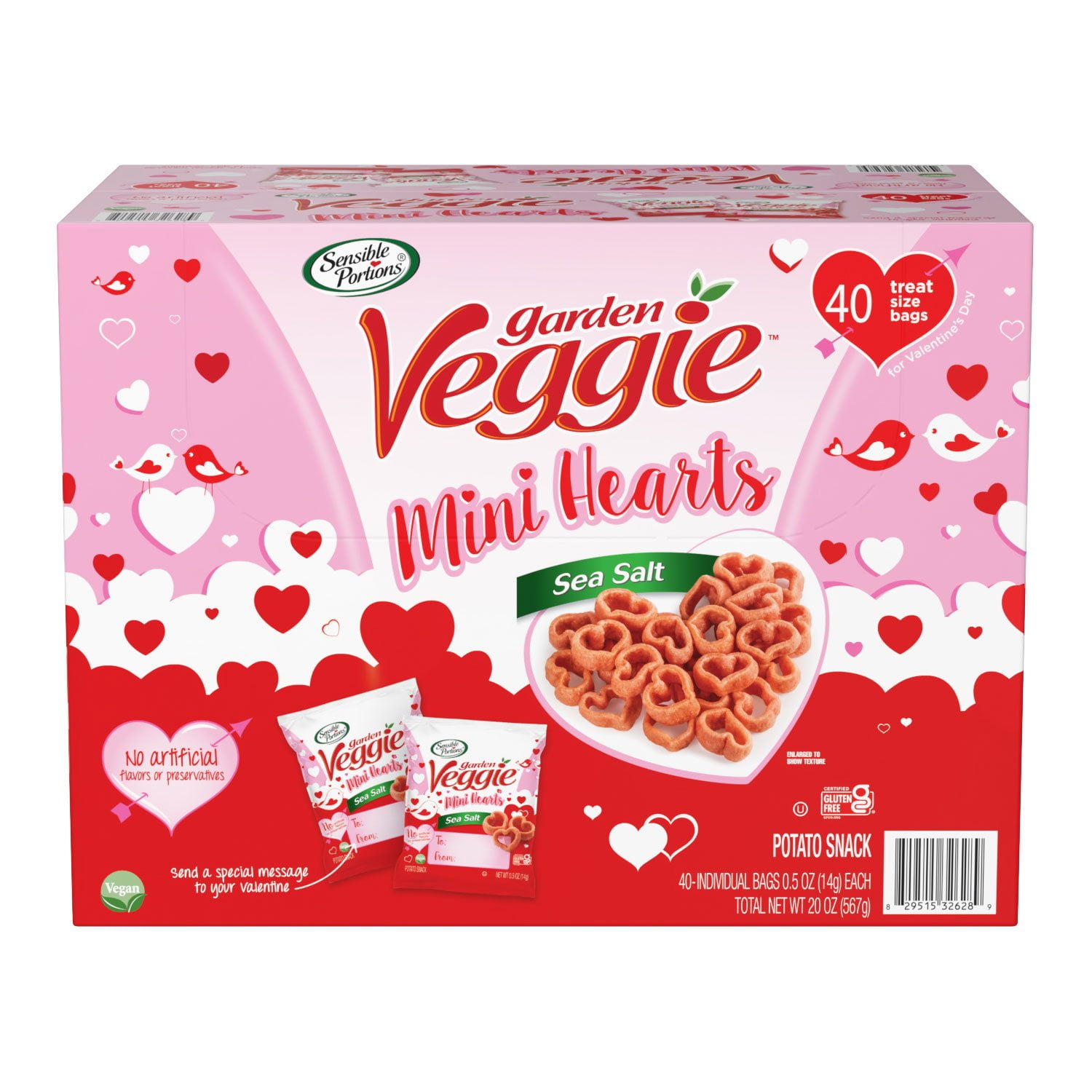 Garden Veggie Snacks Mini Hearts, 0.5 oz., 40 pk. - Samsclub.com