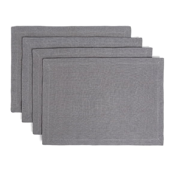 Over&Back Linen Placemats, Set of 4