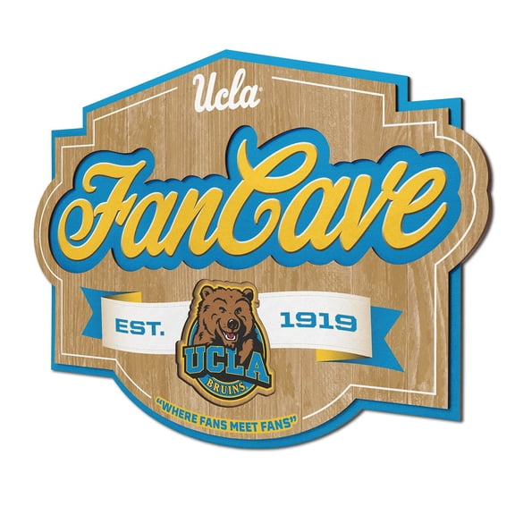 YouTheFan UCLA Bruins 17"x12.5" 3D Multi-Layered Fan Cave Sign