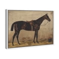thumbnail image 1 of Emil Volkers - Brauner im Stall Traditional Canvas Print by Oliver Gal Prints, 1 of 4