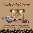 thumbnail image 5 of Blue Bell Cookies' n Cream Ice Cream, 64 oz., 5 of 7