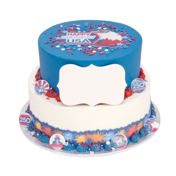 Member's Mark Patriotic 250th Two-Tier Cake