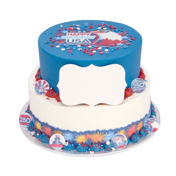 Member's Mark Patriotic 250th Two-Tier Cake