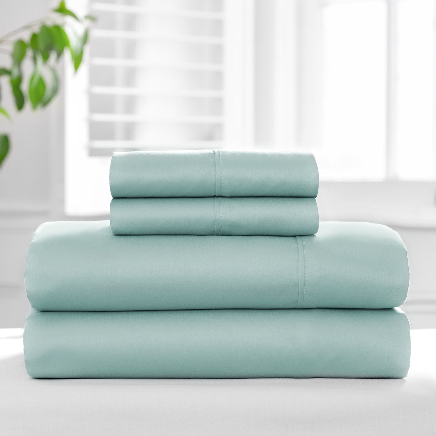 Solid Color Assorted Size Member's Mark 450-Thread-Count Solid Sheet Set, Assorted Sizes ...