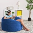 thumbnail image 4 of Comfy Sacks Kids 3’ Memory Foam Bean Bag Chair, Choose Color, 4 of 6
