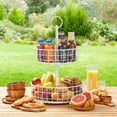 thumbnail image 3 of Member's Mark 2-Tier Wire Basket Stand, Assorted Colors, 3 of 6