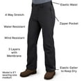 thumbnail image 2 of Free Country Men's Stretch Softshell Snow Pant, 2 of 7
