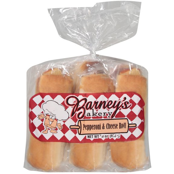 Barney's Bakery Pepperoni and Cheese Roll, 30 oz., 6 ct.
