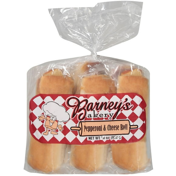 Barney's Bakery Pepperoni and Cheese Roll, 30 oz., 6 ct.