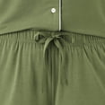 thumbnail image 6 of DreamMark Women's 2-Piece Short Sleeve and Short Notch Collar Pajama Set, 6 of 12