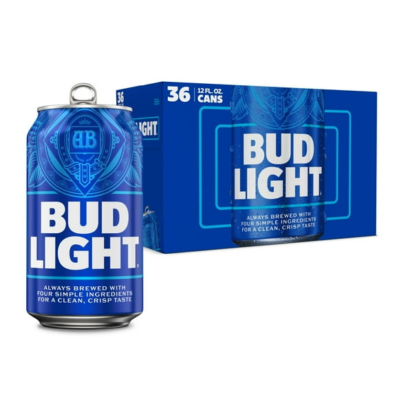 Bud Light Lager Beer, 12 fl. oz. can, 36 pk.