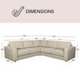 thumbnail image 4 of Elliot Stain-Resistant 3-Piece Sectional, Assorted Colors, 4 of 16