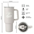 thumbnail image 4 of Logo Brands Los Angeles Rams Stainless Steel Tumbler Set, 4 of 7