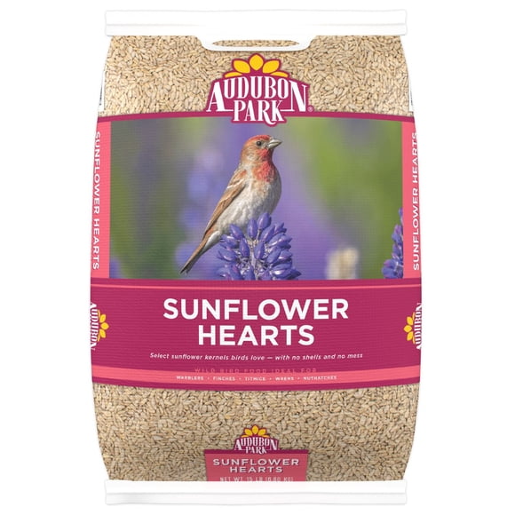 Audubon Park Sunflower Hearts Wild Bird Food, 15 lb. Bag