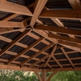 thumbnail image 8 of Backyard Discovery Barrington Cedar Gazebo with Powerport, Choose Size, 8 of 12