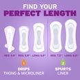 thumbnail image 5 of Poise Daily Incontinence Panty Liners, 2 Drop Very Light, 132 ct., 5 of 8