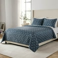 thumbnail image 1 of Member's Mark 3-Piece Printed Velvet Quilt Sets, Assorted Sizes, 1 of 5