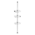 thumbnail image 2 of simplehuman Tension Pole Shower Caddy, extends 5ft - 8ft, 2 of 5