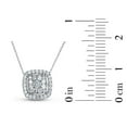 thumbnail image 6 of 1.20 CT. T.W. Cushion Shape Diamond Pendant and Earring Set in 14K Gold, 6 of 8