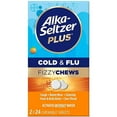 thumbnail image 1 of Alka-Seltzer Plus Cold & Flu Fizzy Chews, Orange Flavor, 48 ct., 1 of 7