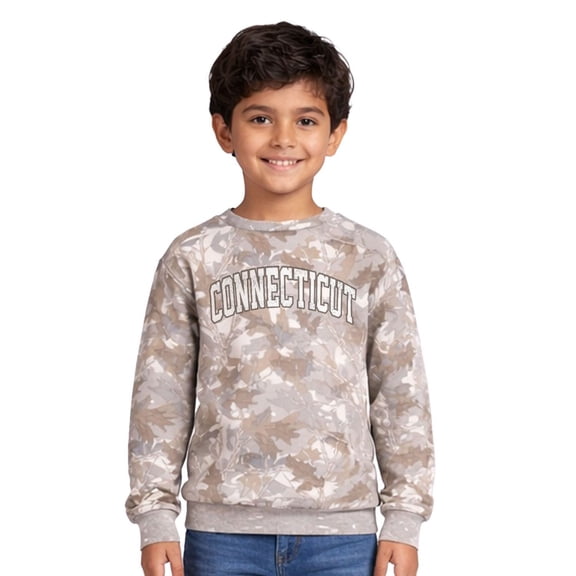 State of Mine Kids Camo Crew Sweatshirt