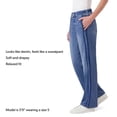 thumbnail image 4 of Seven7 Women's Illusion Sweatpant Denim, 4 of 10