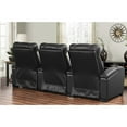 thumbnail image 8 of Larson 3-Piece Faux Leather Power Reclining Theater Set, 8 of 8