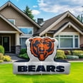 thumbnail image 2 of Logo Brands Chicago Bears Pre-Lit 7’x10’ Team Inflatable, 2 of 6