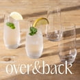 thumbnail image 7 of Over&Back Stemless Drinking Glasses, Set of 4, 7 of 9