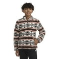 thumbnail image 1 of Hurley Boys Sherpa Printed Quarter-Zip Jacket, 1 of 7